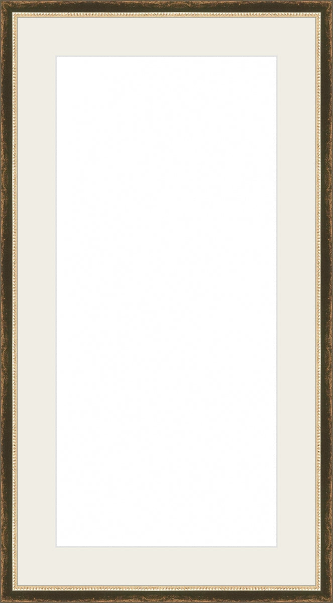 PURESALT. Black Silver Beaded Frame. Inside: 10x22. Final Size: 15x27