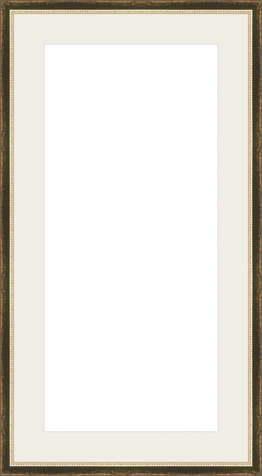 PURESALT. Black Silver Beaded Frame. Inside: 10x22. Final Size: 15x27