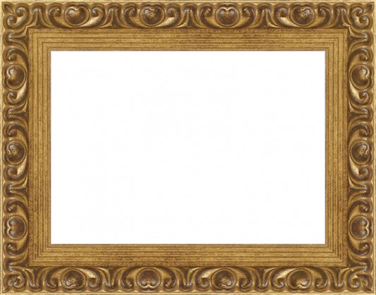 Gold Ornate Frame. Inside: 7x5. Final Size: 9x7